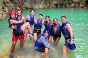 7 Waterfalls of Damajagua Tour Puerto Plata - Your 3 hours at the park: climbing, jumping, sliding, and caves