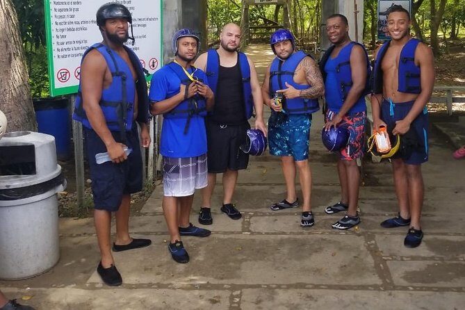 Amber cove and Taino Bay 7 Waterfall Zip lined & Dominican food - From Imbert pickup to your waterfall day start
