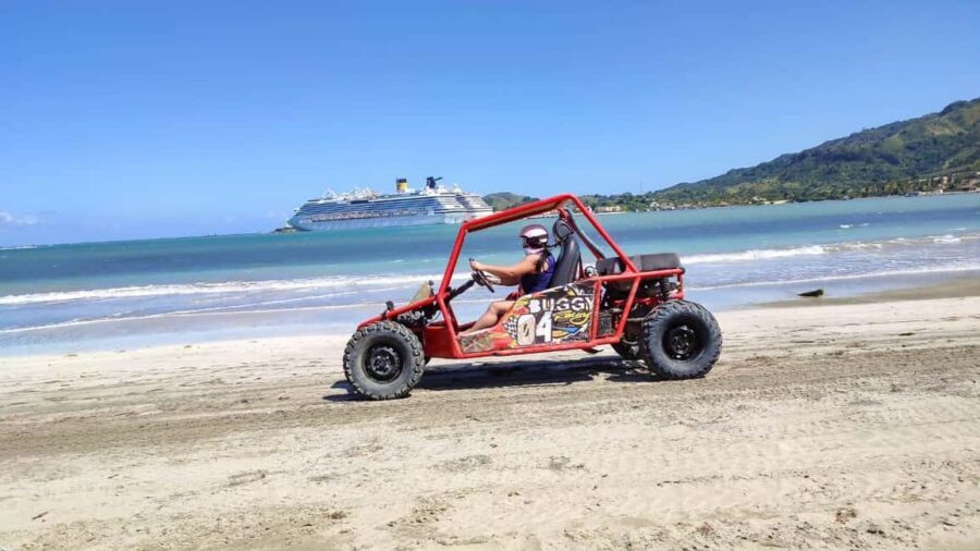 Amber Cove & Taino Bay: Buggy Tour with Swimming & Tasting - Beach break and warm-water swim: cool off, then head back