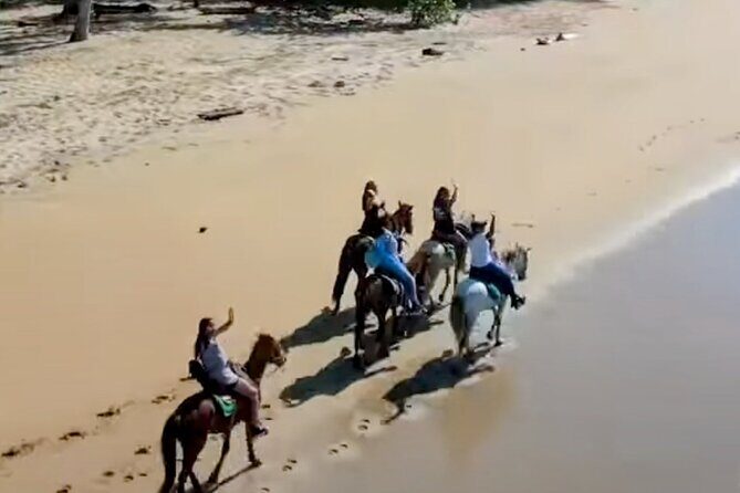 AMBER COVE-TAINO BAY Horses Beach Ride & City Sightseeing - Playa Teco Maimón horseback ride: where the fun can get real
