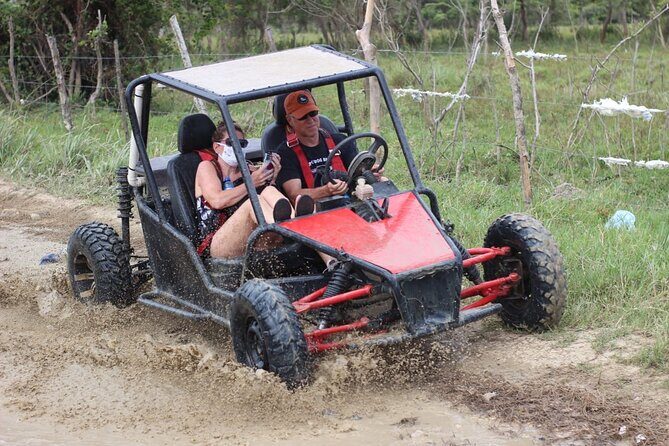 Amber Cove & Taino Bay Shore Excursion: 2 person Buggy Tour - Showers and rinse-off: your post-mud game plan