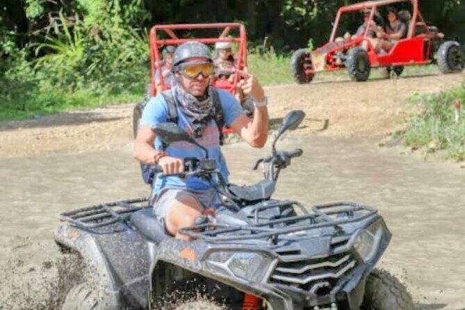AMBER COVE-TAINO BAY Super ATV Tour - Getting there: Amber Cove, Taino Bay, or a Puerto Plata hotel