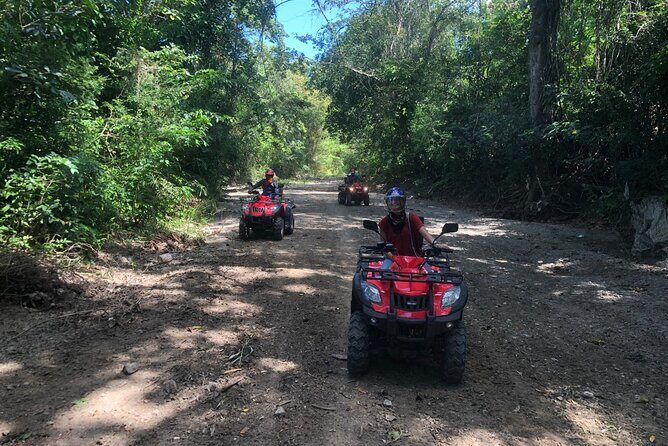 ATV N Zip: 8 Zip Lines plus ATV's - Pickup and timing: 4 to 6 hours that fit many days in Puerto Plata