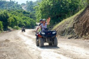ATV Quads Let's Ride Shore Excursion - Amber Cove & Taino Bay - Maimon first: Safety briefing, helmet-on, then countryside riding