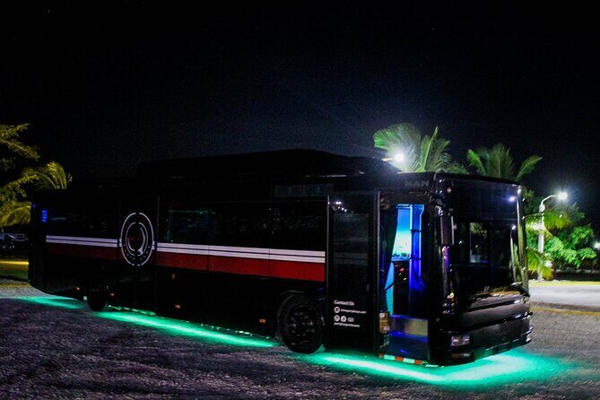 Bachelorette Party in Punta Cana Party Bus - Stop 2 at Drink Point: VIP lines, reserved area, and 2 hours of music