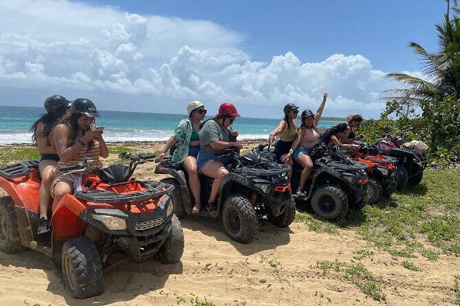 Best ATV Tour In Punta Cana - The big appeal: two scenery flips and a beach you can swim in