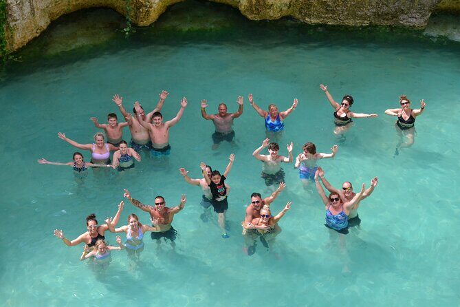 Buggy Adventure, Zipline Mega Splash and Waterfall Pool at Bavaro Adventure Park - Waterfall Pool swim and how to make it pleasant