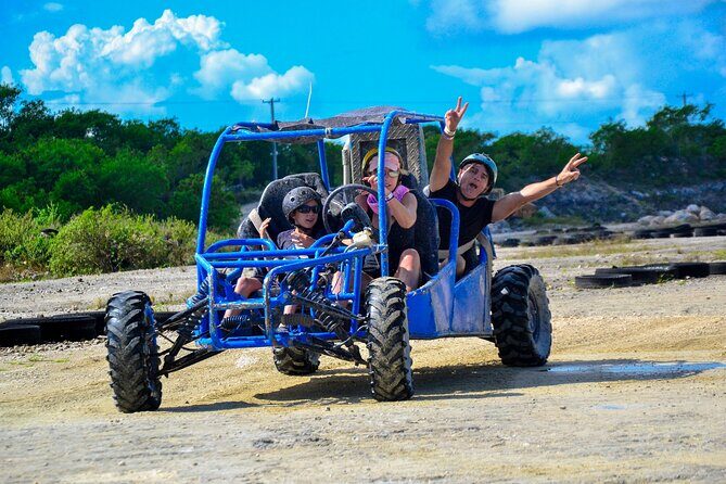 Buggy Ride, Cenote and Waterfall Pool at Bavaro Adventure Park - Off-road buggy riding on the abandoned mine track