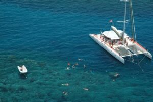 Catamaran Snorkeling All-Inclusive Day-Trip - Sosua Bay in the morning: the calm setup before you swim