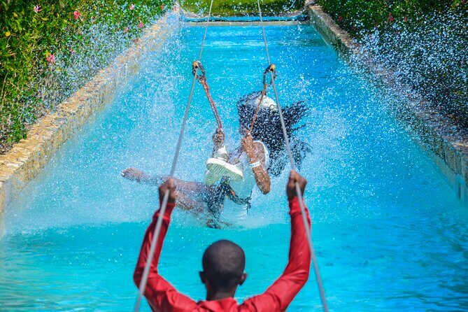 COMBO: Zip Line, Cenote Blue Lagoon, Jungle River &Waterfall Pool - A jungle park day that mixes thrills and cooling-off time