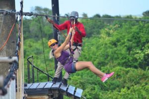 COMBO: Zip Line, Cenote Blue Lagoon, Jungle River &Waterfall Pool - Getting there: pickup, shared bus, and when you’ll be on the move