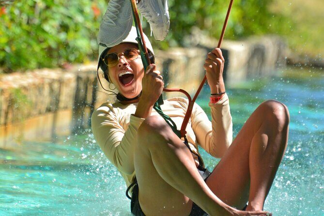 COMBO: Zip Line, Cenote Blue Lagoon, Jungle River &Waterfall Pool - Photo and sales stops: where the experience can feel salesy