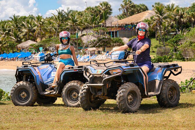 Dominican Republic ATV or Buggy Tour: Countryside & Beach - Coconut Cove beach payoff: Atlantic swimming and watersports time