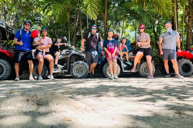 Family ATV Tour & Monkey Private Van - The ATV ride: muddy trails, stream splashes, and mountain views