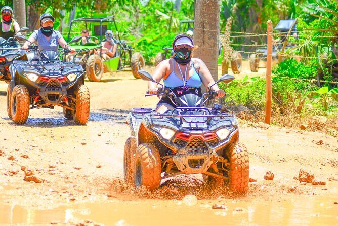 Guided Tour in Four Wheels (ATV) by Macao Beach, Taíno Cave and Typical House - Key highlights at a glance