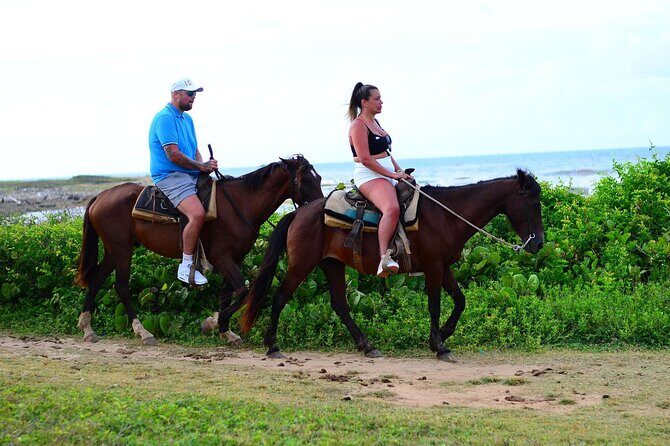 Horseback riding in punta cana beach and Bayahibe - Your Ride Experience: From Macao Beach Toward Water and River Views