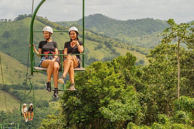 La Hacienda Park: Punta Cana's number one adventure park - Horseback, river bath, and the chairlift that slows everything down