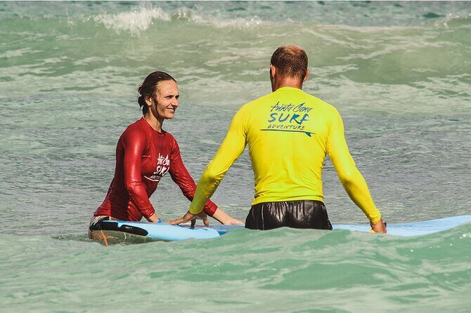 Macao Beach Private Surf Lessons - In the water with one instructor per surfer