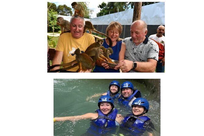 Monkey Tour Interaction and Damajagua waterfalls in Puerto Plata. - Why Damajagua and Monkey Home Works as One Puerto Plata Plan