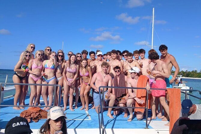 Party Booze Boat Fiesta Sand Bar-Snorkeling-Music-Drinks-Dancing - Snorkeling on the Coral Reefs: Gear Included and Fish Time Built In