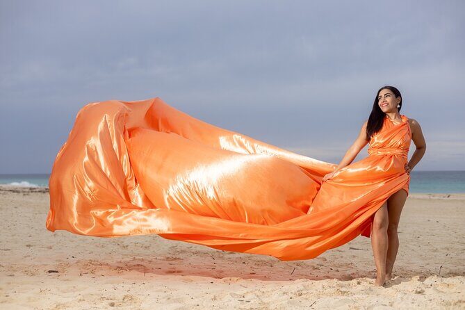 Photography with Flying Dresses in Punta Cana and more… - Getting dressed after pickup: what to expect before you hit the sand