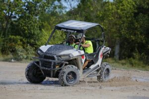 Polaris Adventure and Horseback Riding Combo at Bavaro Adventure Park - The Polaris ATV Part: Dirt, Rules, and What Safety Really Means