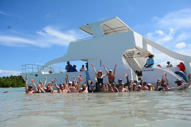 Private Catamaran with Sound system, Slide, Open bar & Snorkeling - Private Catamaran With a Party Setup, Not a Bus Tour