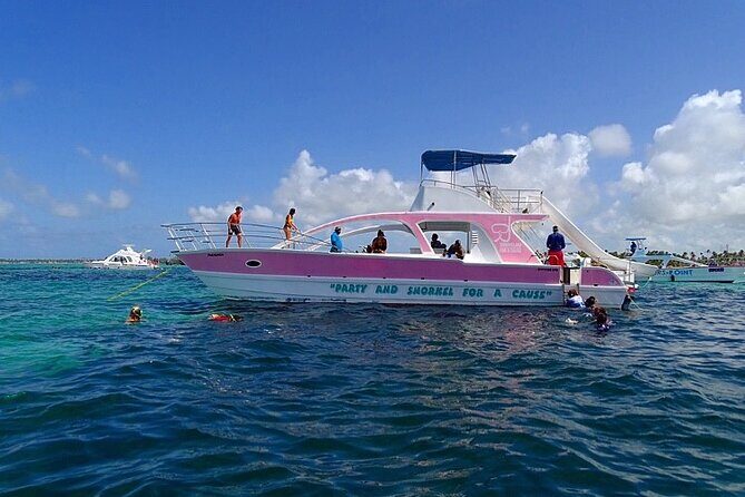 Private Party Boat with Slide and chicken skewers at Punta Cana - Key things you should notice before you book
