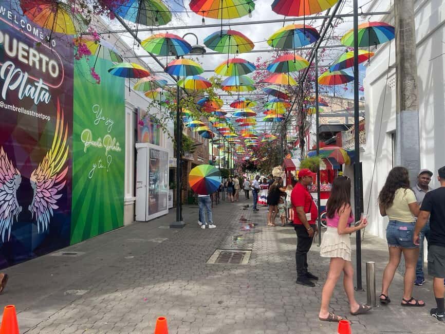 Puerto Plata: Half-Day Historic and Cultural Highlights Tour - Umbrella Street, Pink Street, and Doña Blanca: the quick photo-walk payoff