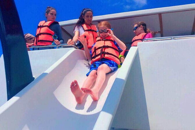 Puerto Plata Party Boat and Snorkeling Adventure from Cruise Port - On Deck: Unlimited Open Bar, Fruit, Nachos, and Music