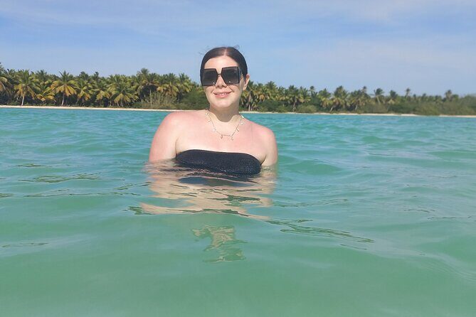 Punta Cana Party Boat with Open Bar, Snorkeling & Natural Pool - Stop 2 in Bavaro: dolphin spotting in natural habitat (not a guarantee show)