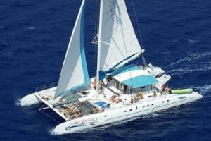 Saona island full day tours - catamarán party from santo domingo - Speedboat to Isla Saona and the Natural Pool swim