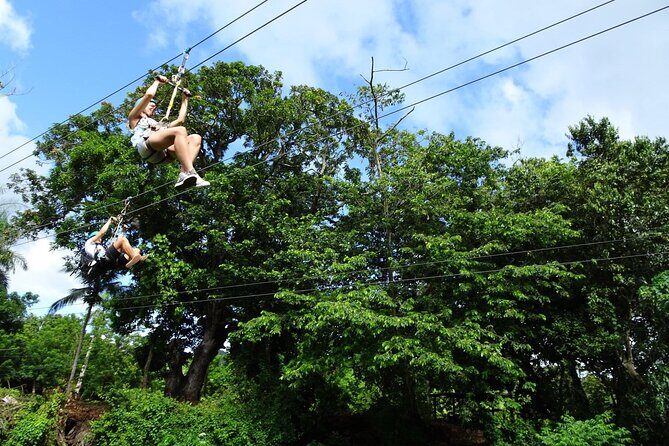 Shore excursion 7 waterfalls &5 zip lines amber cove & Taino bay - Price and value: why $120 can make sense for a short, full activity