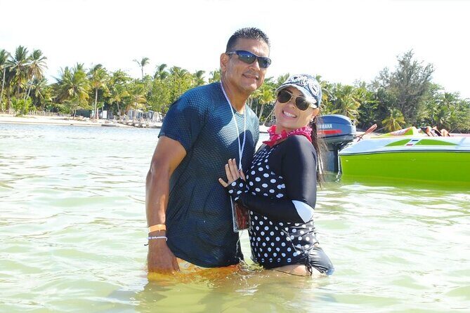 Speed Boat Adventure In Punta Cana - The snorkeling stop: reef time with gear already sorted