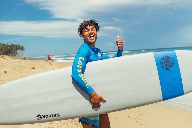 Surfing lesson at beautiful beach Playa Encuentro - Key points that make this Playa Encuentro lesson worth it