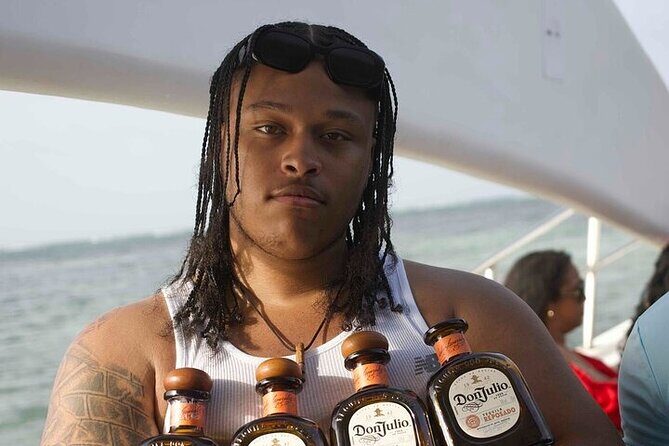 The Wildest Hip Hop Party Boat in Punta Cana Adults Only - Stop 2 (Pool Time): Swim in a Shallow Natural Pool