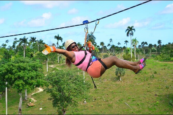 Tour Pack 2 in 1: Zip line and Buggies - Punta Cana in one package: zipline circuit plus dune buggy trails