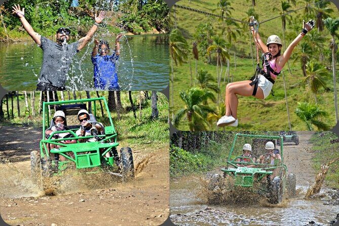 Tour Pack 2 in 1: Zip line and Buggies - What you get for $69.99: value vs. extras