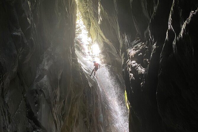 Trekking/rappelling waterfalls in Dominican Republic - Dominican lunch after the big work