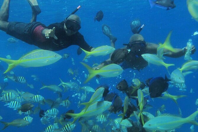 VIP Party Boat & Snorkeling - The catamaran cruise: music, drinks, and moving scenery