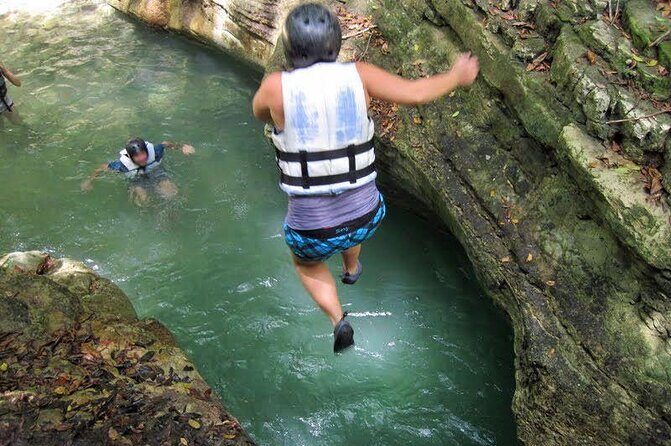 Zip line with 7 waterfall - Sliding, jumping, and moving down to waterfall #1