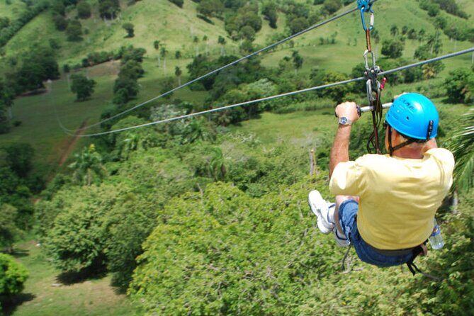 Zip N Splash Adventure plus Horseback Riding - Zip Lines Over the Forest: Eight Runs, Real Distance, and Guided Pacing